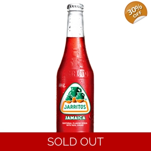 Jarritos Jamaica Soda - 370ml Glass Bottles Mexican Soft Drink